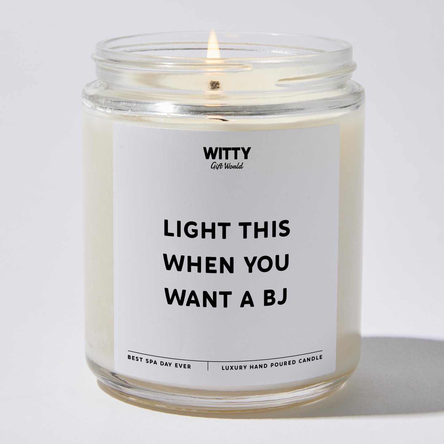 Anniversary Present - Light This When You Want A BJ - Candle