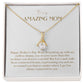 Enchanting Elegance Ribbon Necklace - For Putting Up With My Endless Drama