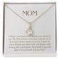 Enchanting Elegance Ribbon Necklace - I Hope You Know How Much You Mean to Me