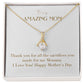 Enchanting Elegance Ribbon Necklace - Thank You for all the Sacrifices