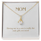 Enchanting Elegance Ribbon Necklace - Having me as a Son is Really The Only Gift You Need