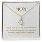 Enchanting Elegance Ribbon Necklace - Thank You for Your Unconditional Love