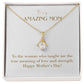 Enchanting Elegance Ribbon Necklace - To The Woman Who Taught Me The True Meaning of Love