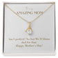 Enchanting Elegance Ribbon Necklace - Am I Perfect? No But We'll Blame Dad for That