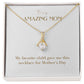 Enchanting Elegance Ribbon Necklace - My Favorite Child Gave Me This Necklace
