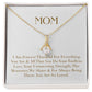 Enchanting Elegance Ribbon Necklace - I Am Forever Thankful for Everything You Are