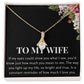Enchanting Elegance Ribbon Necklace - If My Eyes - Flower Design