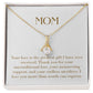 Enchanting Elegance Ribbon Necklace - Your Love is the Greatest Gift I Have Ever Received