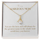 Enchanting Elegance Ribbon Necklace - You Are The Best and Will Always be The Greatest