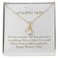 Enchanting Elegance Ribbon Necklace - For the Woman Who Has Given Me Everything
