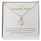 Enchanting Elegance Ribbon Necklace - Sorry My Siblings Can't be as Awesome as Me