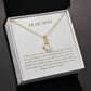 Enchanting Elegance Ribbon Necklace - I Don't Tell You Often Enough but I Really Love You