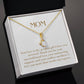 Enchanting Elegance Ribbon Necklace - Your Love is the Greatest Gift I Have Ever Received