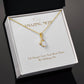 Enchanting Elegance Ribbon Necklace - I'll Always Love You More Than My Siblings Do