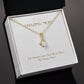 Enchanting Elegance Ribbon Necklace - I'll Always Love You More Than My Sister Does
