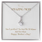 Enchanting Elegance Ribbon Necklace - Am I Perfect? No But We'll Blame Dad for That