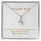 Enchanting Elegance Ribbon Necklace - Let's Face It I'm The Best Thing