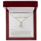 Enchanting Elegance Ribbon Necklace - Mom a Superhero Made of Love and Patience