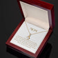 Enchanting Elegance Ribbon Necklace - I Am Forever Thankful for Everything You Are