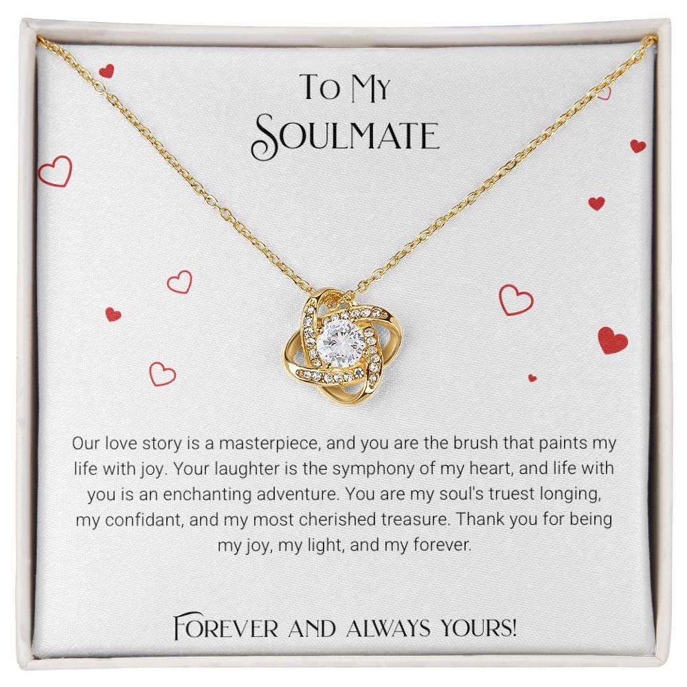 Everlasting Love Necklace: Our Love Story is a Masterpiece