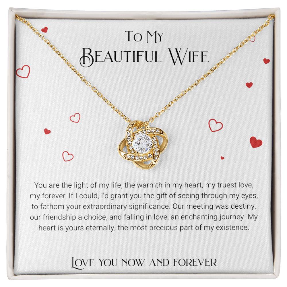 Everlasting Love Necklace: You are the Light of My Life