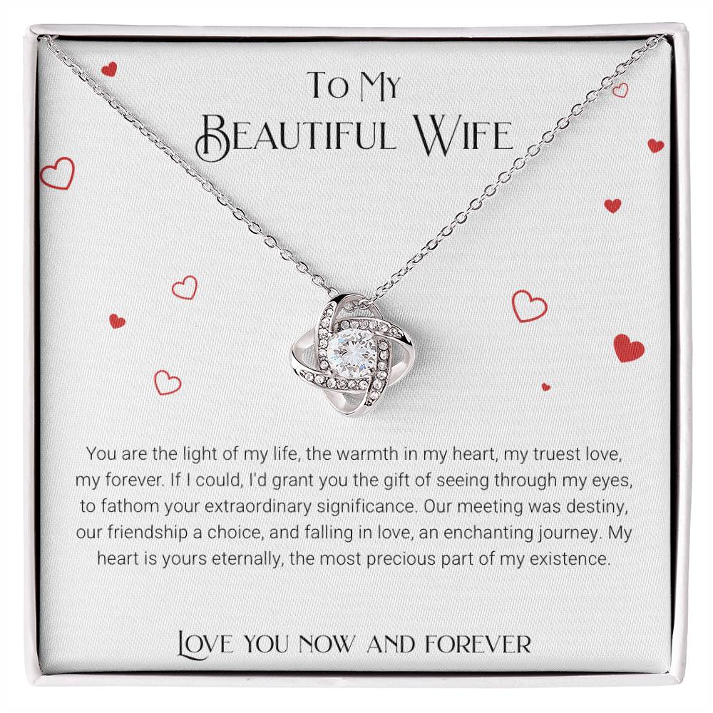 Everlasting Love Necklace: You are the Light of My Life