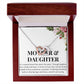 Interlocked Hearts Necklace - Mother & Daughter It's a Special Bond that Spans the Years