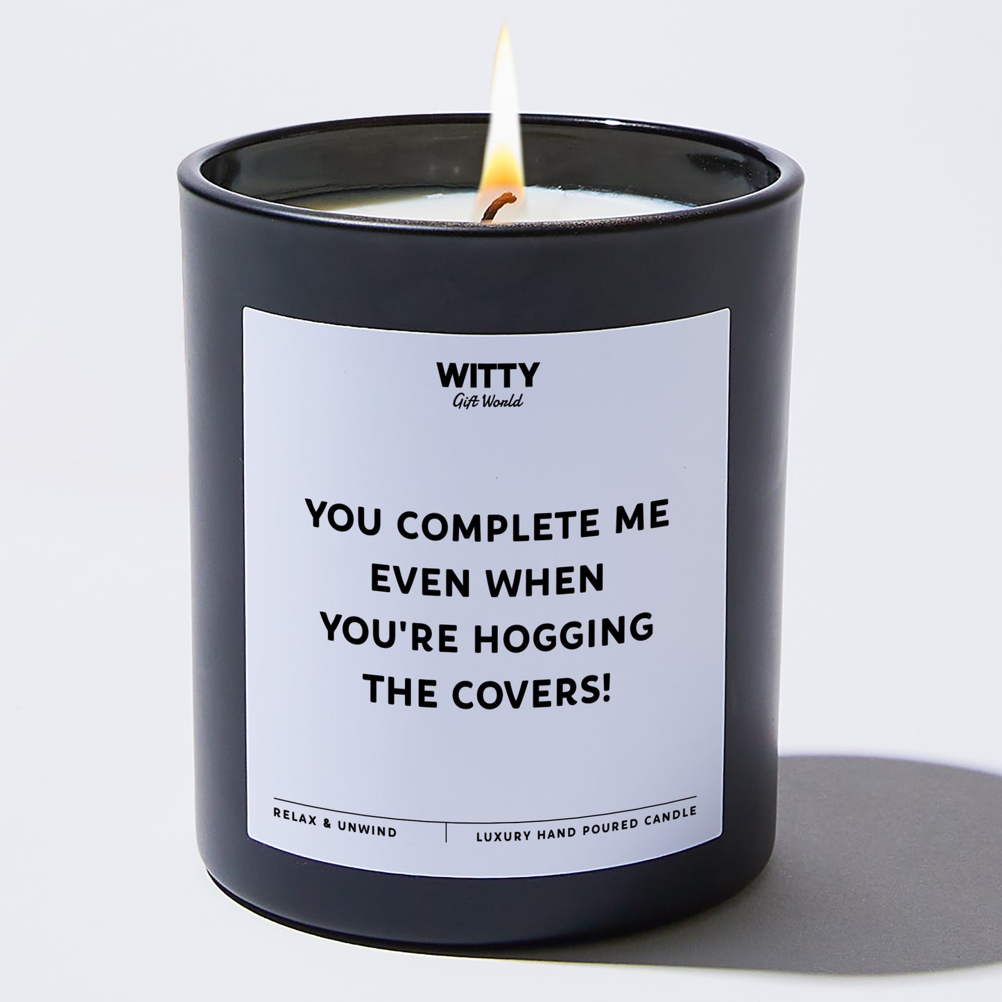 Anniversary You Complete Me, Even When You're Hogging the Covers! - Witty Gift World