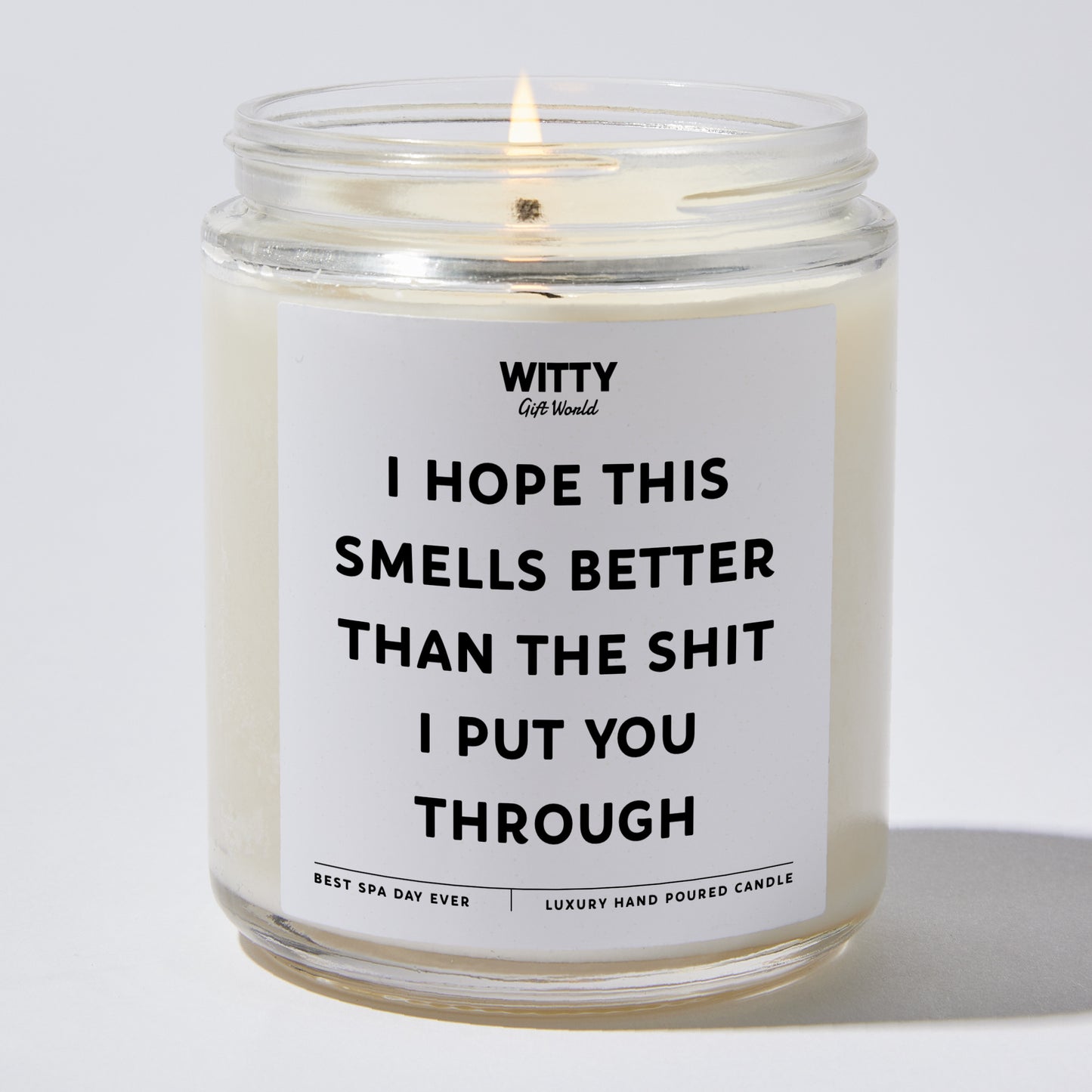 Gift for Father - I Hope This Smells Better Than The Shit I Put You Through - Candle