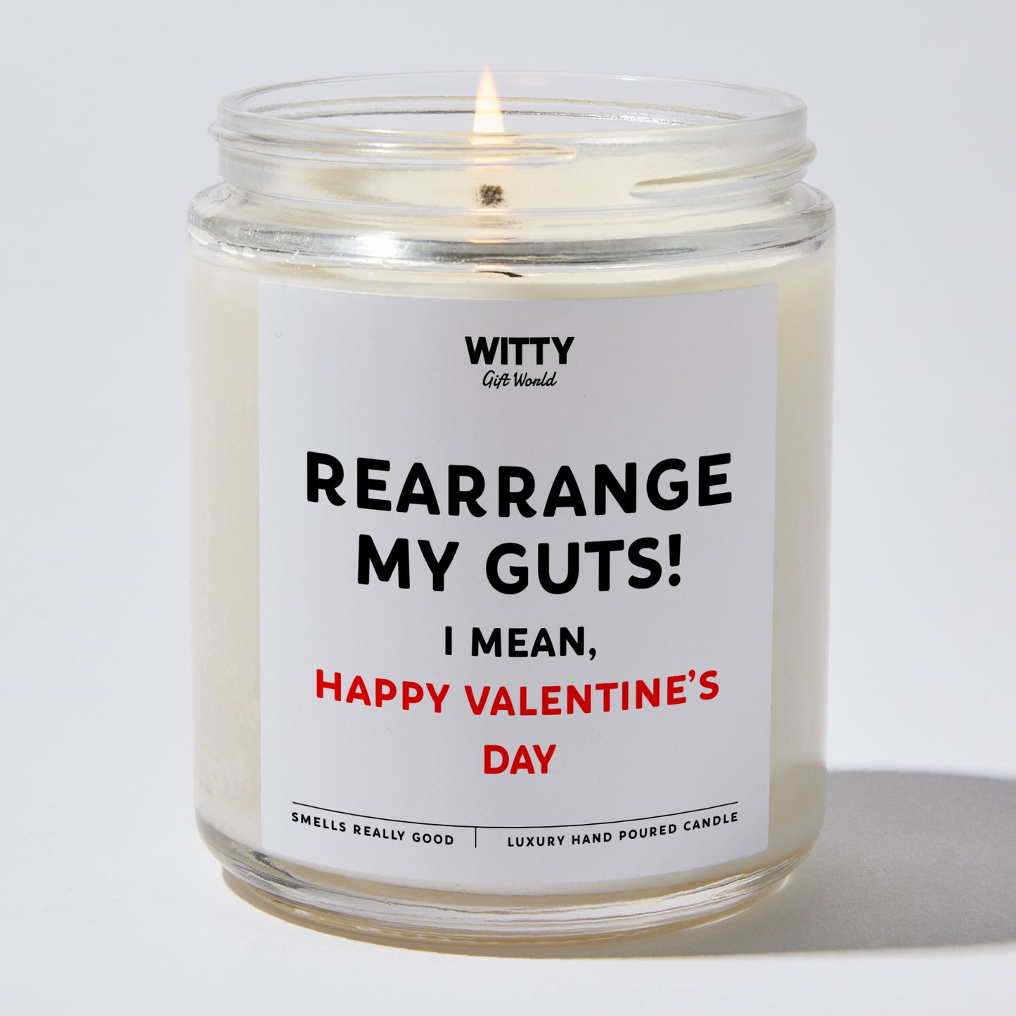 Anniversary Present - Rearrange My Guts! I Mean, Happy Valentine's Day - Candle