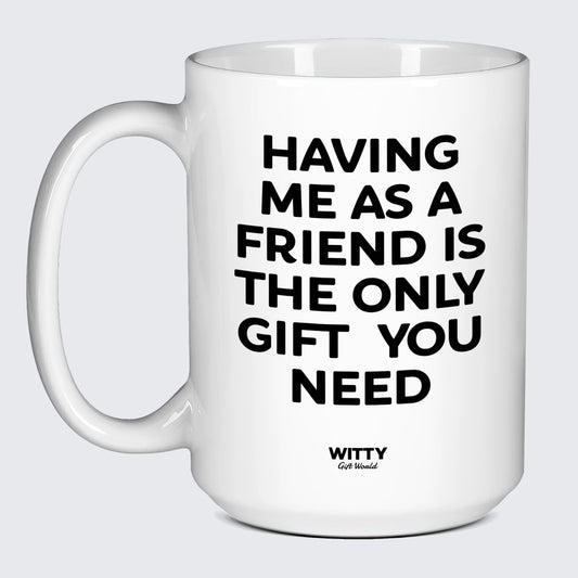 Birthday Present Having Me as a Friend is the Only Gift You Need - Witty Gift World