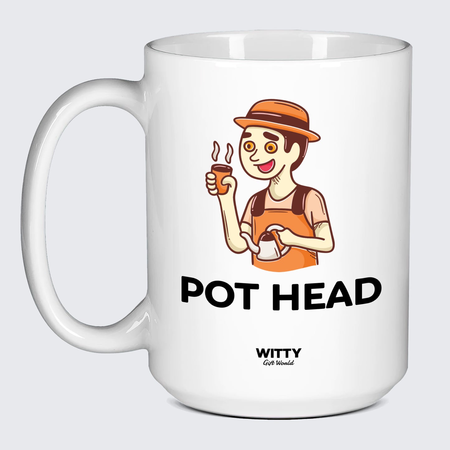 Gift for Coffee Lover Pot Head - Witty Gift World