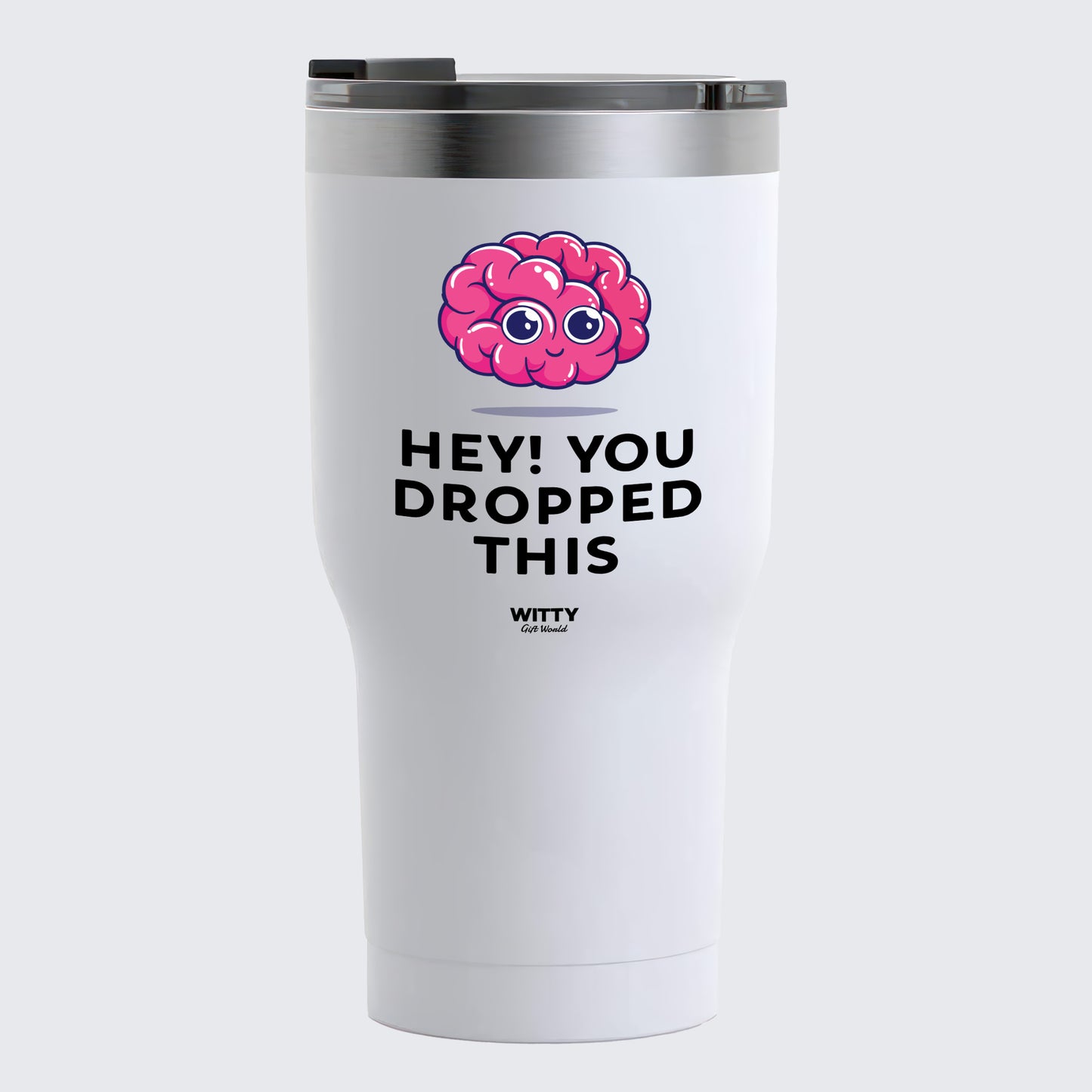 Travel Coffee Mug - Hey! You Dropped This - Coffee Tumbler