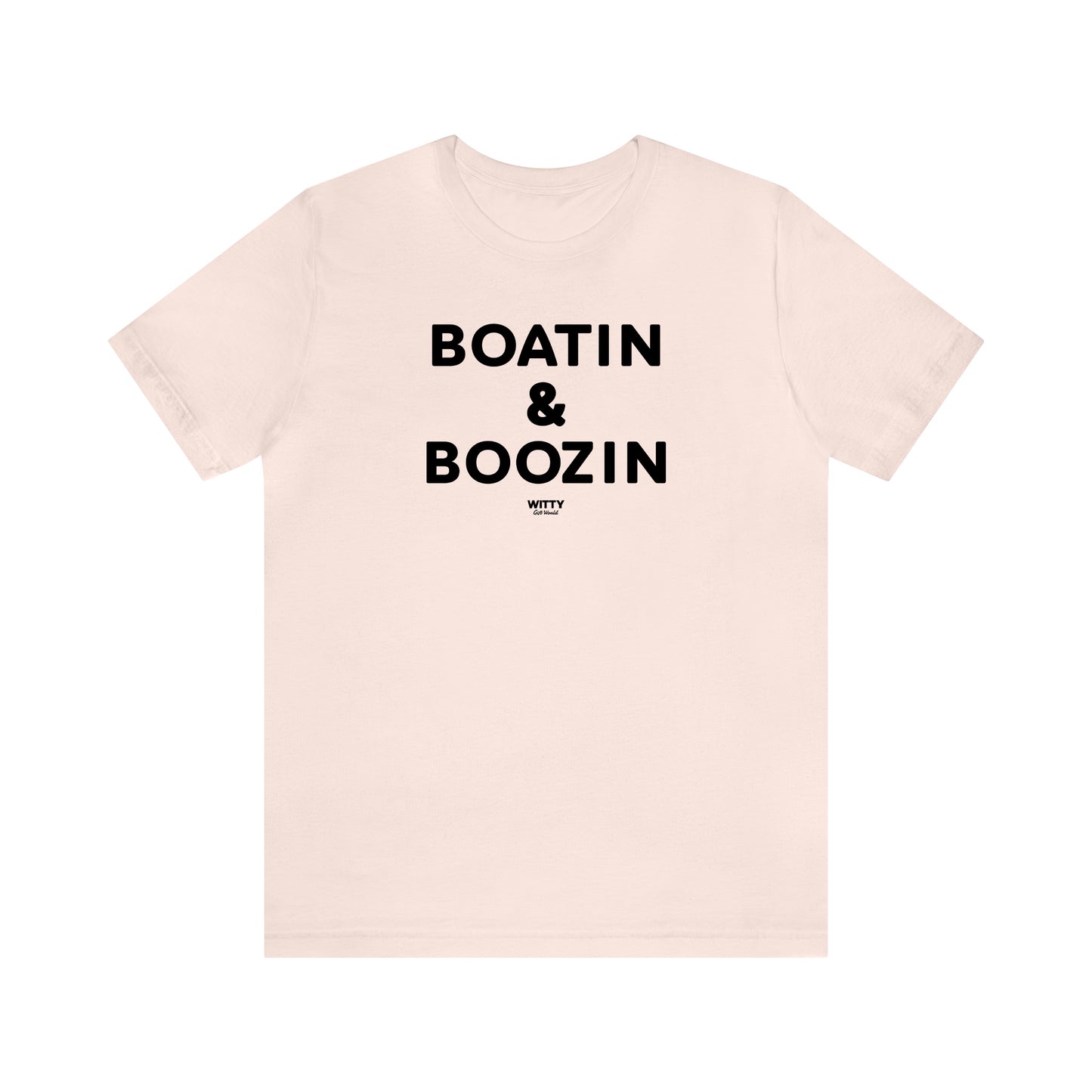 Funny Shirts for Women - Boatin & Boozin - Women's T Shirts