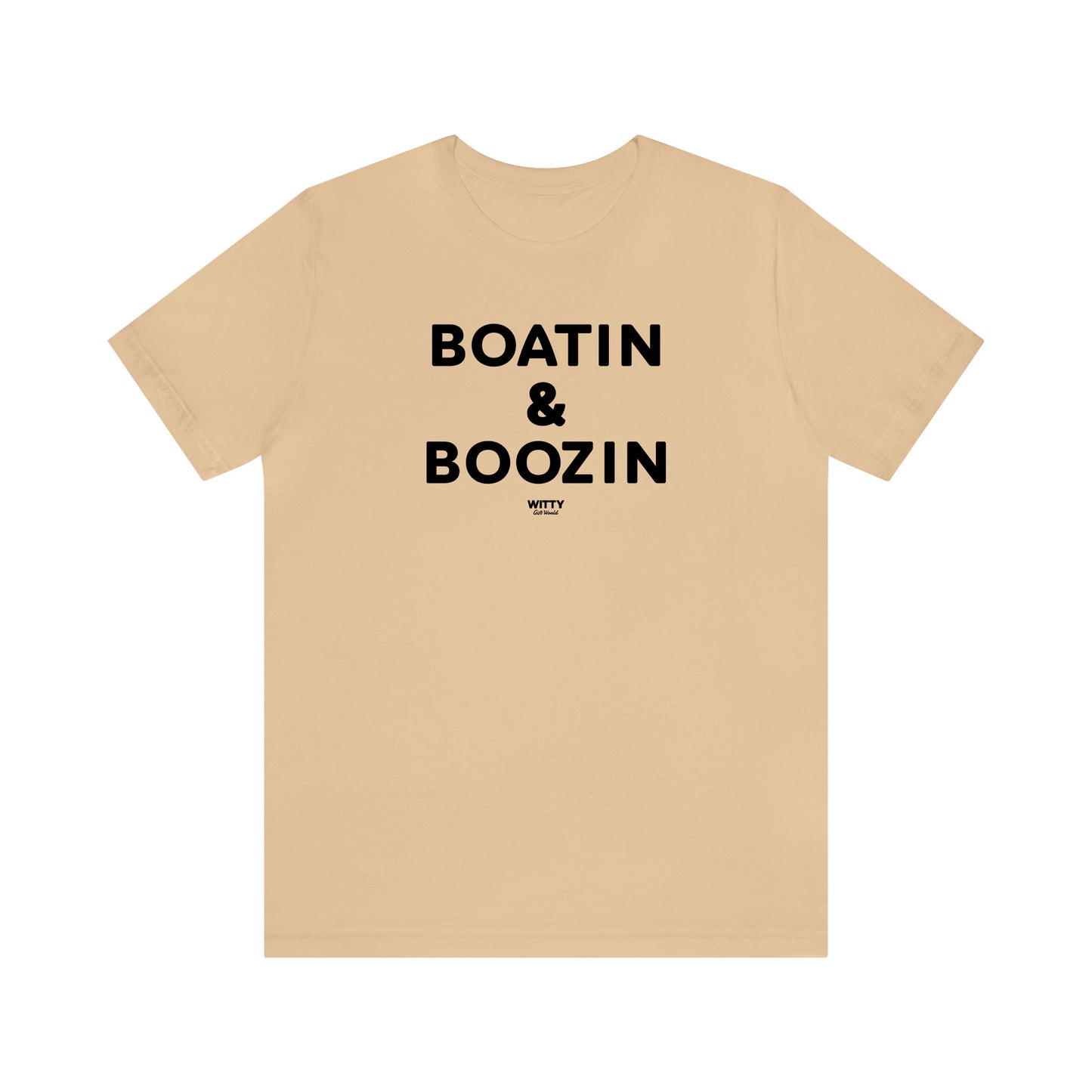 Funny Shirts for Women - Boatin & Boozin - Women's T Shirts