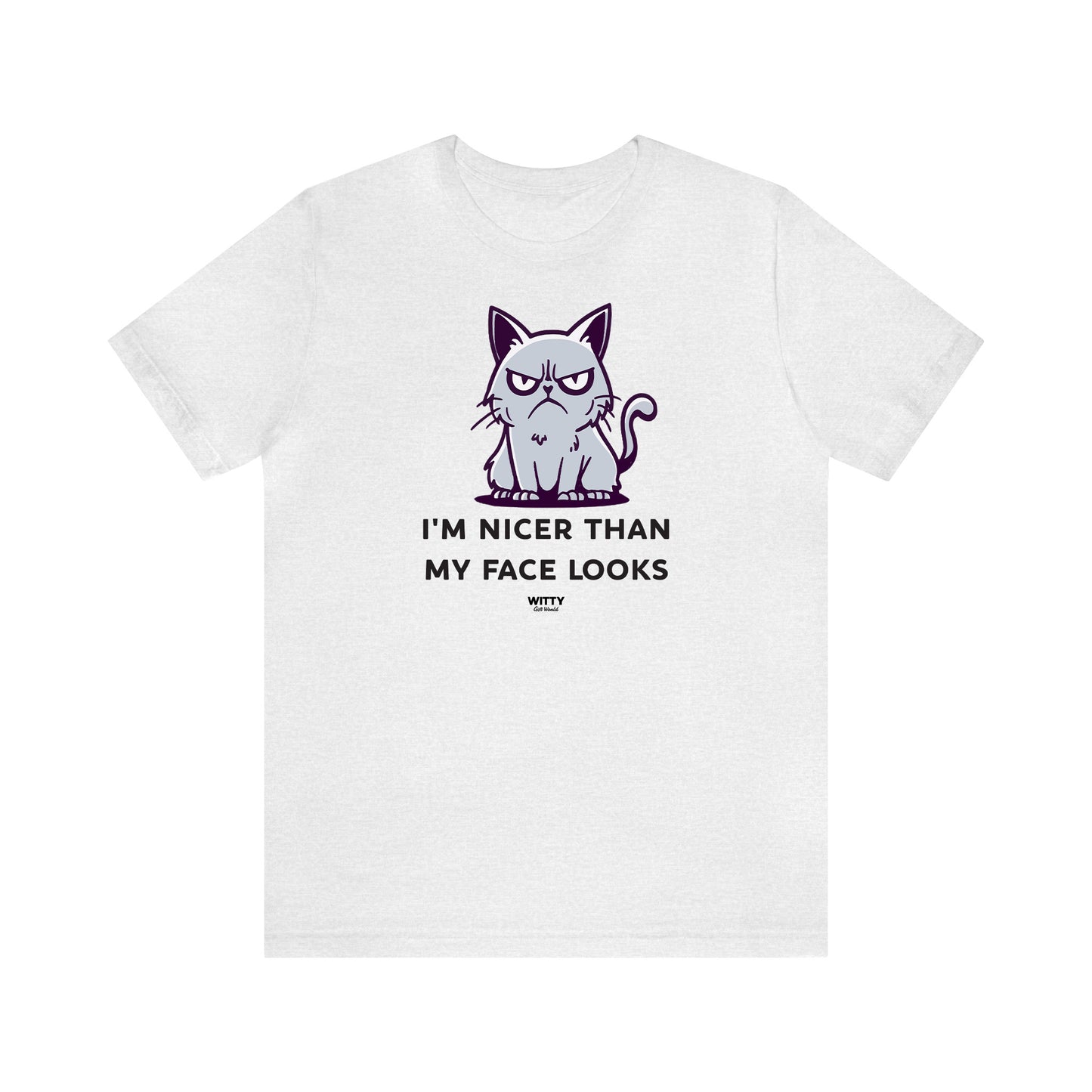 Funny Shirts for Women - I'm Nicer Than My Face Looks - Women's T Shirts